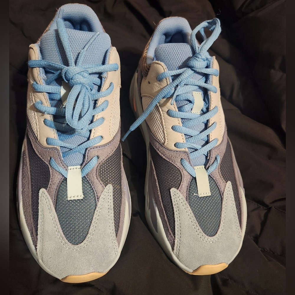 Yeezy Boost 700 Carbon Blue Adidas Size 7.5 - Picture 8 of 12